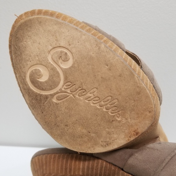 Tan Seychelles Slingback Platform Heels - Picture 8 of 8